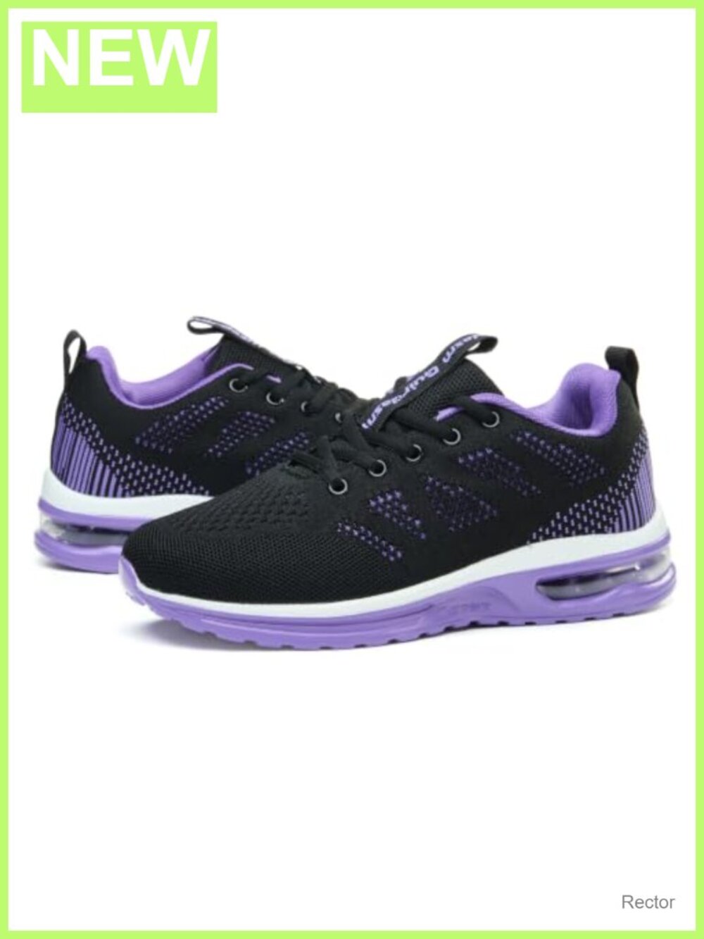 Women's Breathable Mesh Running Sneakers with Air Cushion Arch Support Lace-Up